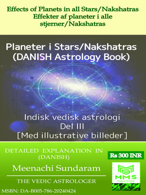 cover image of Effekter af planeter i alle stjerner/Nakshatras (Danish)